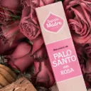 Palo Santo con varitas de incienso de rosa – Sagrada Madre