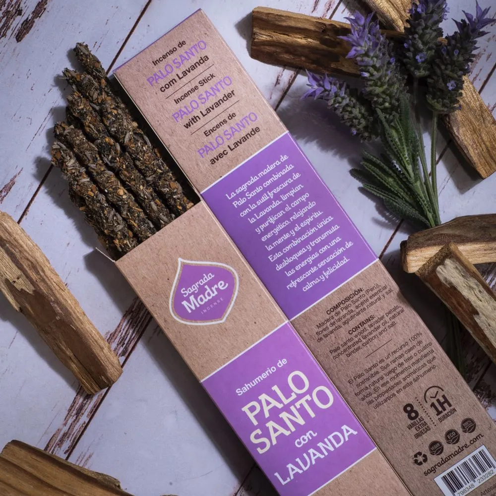 Incienso de Palo Santo con Lavanda – Sagrada Madre