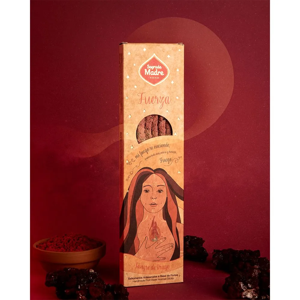 [6005C] Incienso Herbal Elemento Fuego - Fuerza - Sagrada Madre
