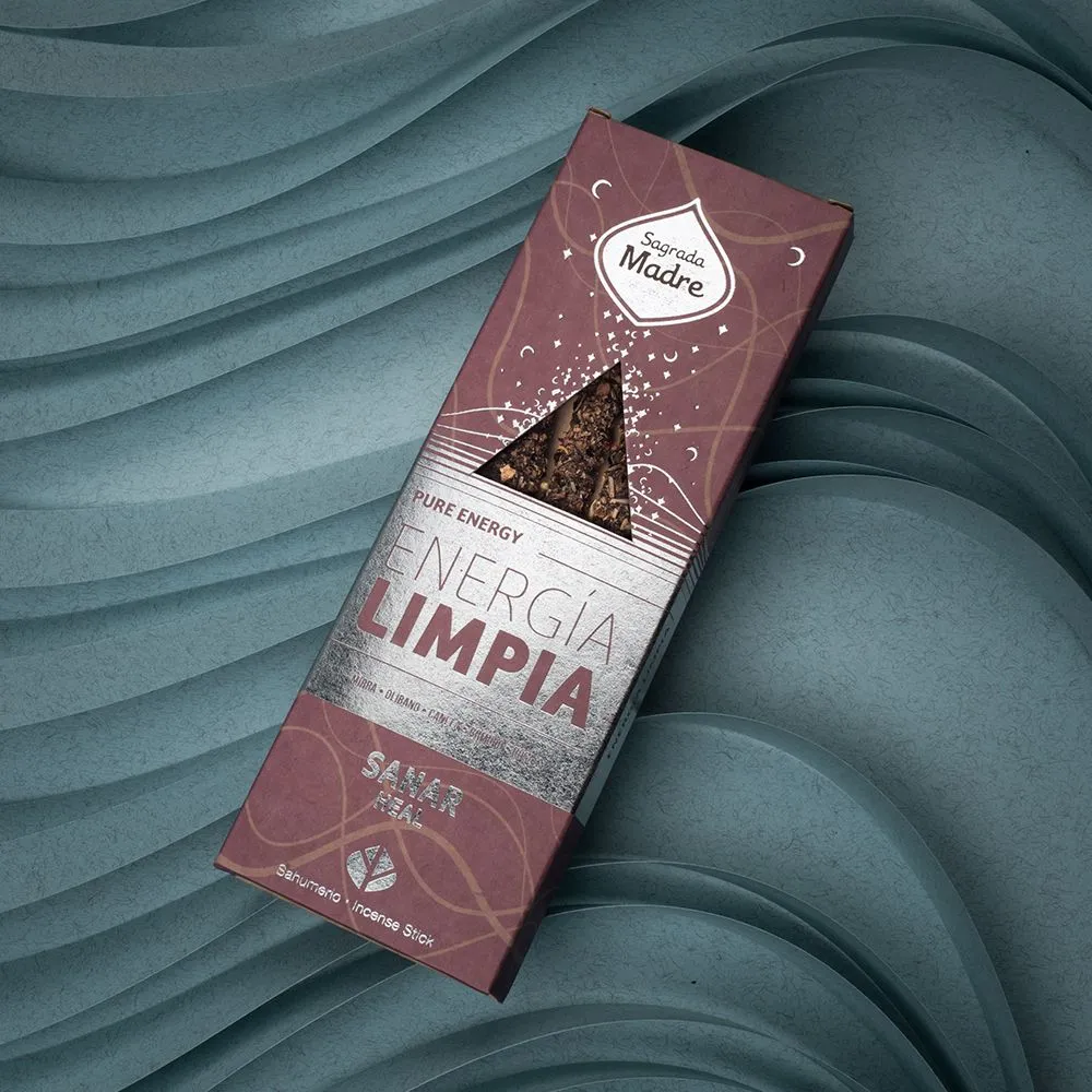 [15D] Incienso Herbal Energía Limpia - Sanación - Sagrada Madre