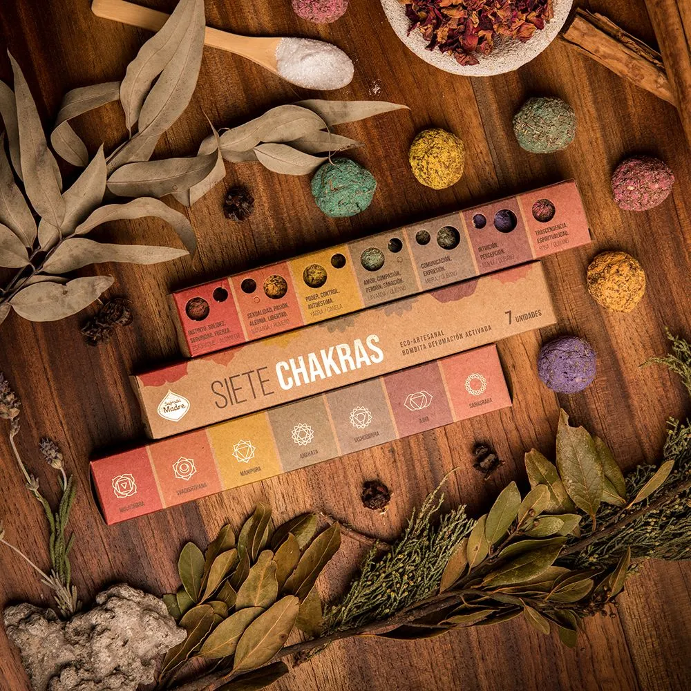 [50B] Bomba de Humo Herbal 7 Chakras - Sagrada Madre