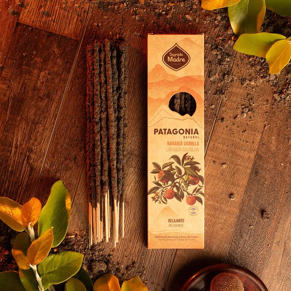 [900I] Incienso Natural Patagonia Naranja & Vainilla - Sagrada Madre