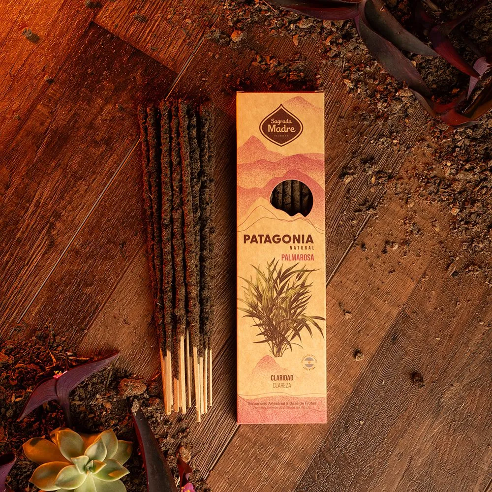 [900K] Incienso Natural Patagonia Palmarosa - Sagrada Madre